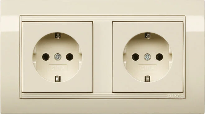 Gira Standard 55 Wall Socket Outlet (WCD Switchgear) - 0756021