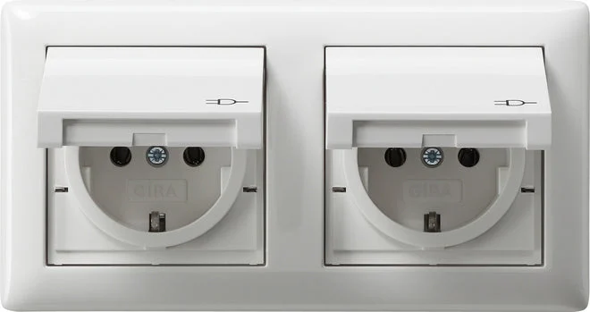 Gira Standard 55 Wall Socket Outlet (WCD Switchgear) - 115803