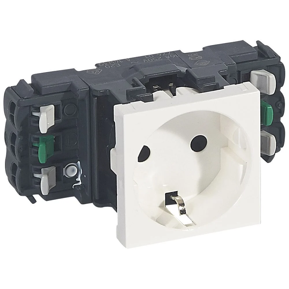 Legrand Mosaic Wall Outlet (WCD Switchgear) (European Socket) - 077401