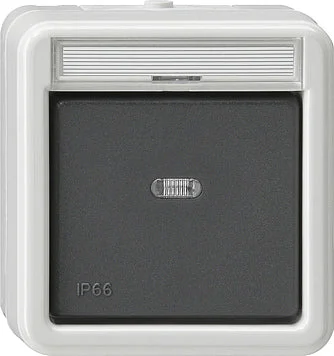 Gira Waterproof Surface-Mounted Installation Switch - 011631