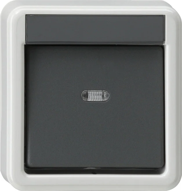 Gira Splashproof Surface-Mounted Installation Switch - 010235