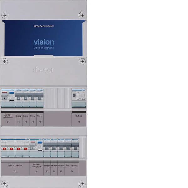 Hager VISION Installation Cabinet - VKG430L-FT