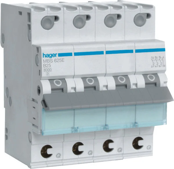 Hager Quickbusbar Circuit Breaker - MBS625E
