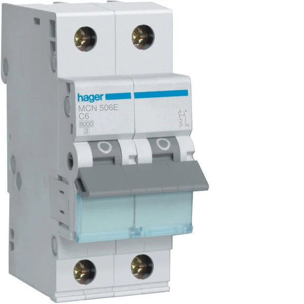 Hager MCN Circuit Breaker - MCN506E