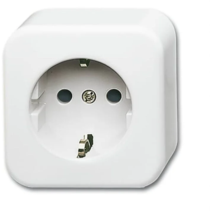 ABB Busch-Jaeger Surface-Mounted Standard Wall Outlet (WCD Switchgear) - 2CKA002041A0173