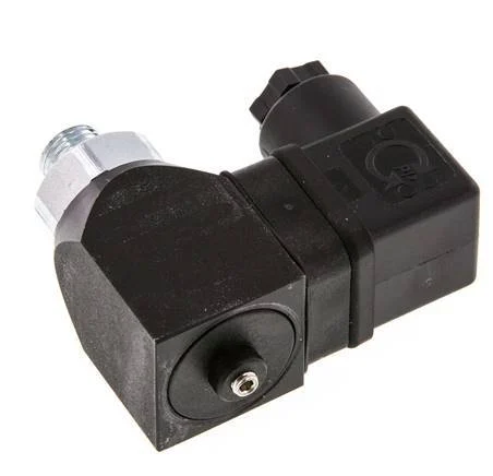 0.3 to 2bar SPDT Steel Pressure Switch G1/4'' 250VAC DIN-A Connector
