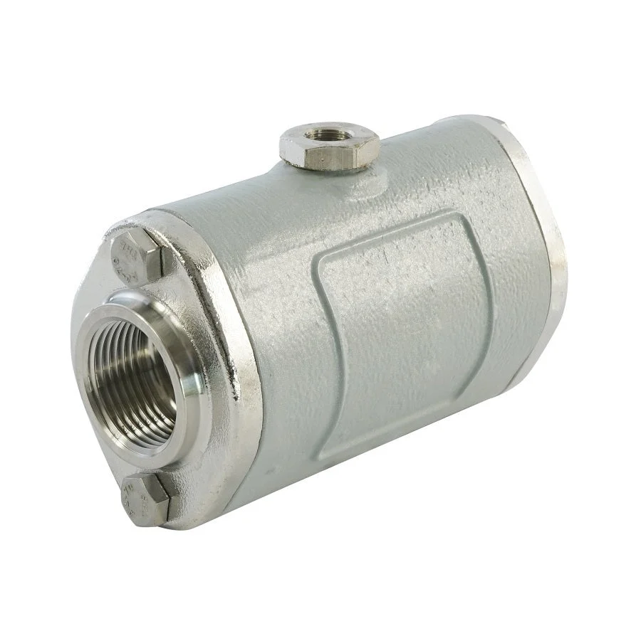 3/8 inch Aluminum Pneumatic Pinch Valve With Rubber Sleeve - Abrasion Resistant