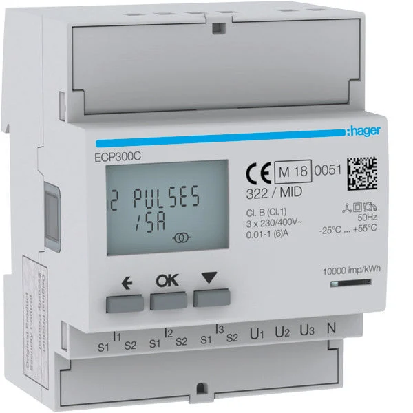 Hager Electricity Meter - ECP300C