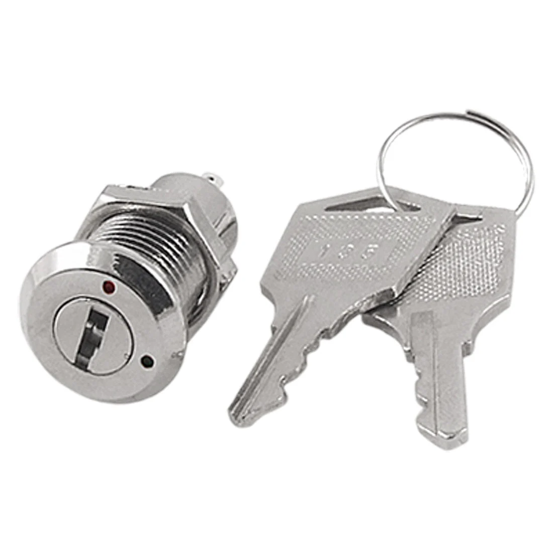 1Pcs Electric 2 Positions on OFF Metal Key Lock Switch W Keys