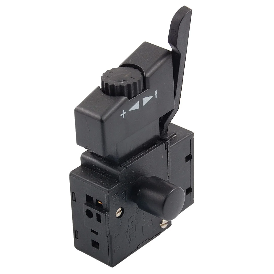 Electric Hand Drill Parts Optional Lock on Speed Control Switch AC 250V 6A