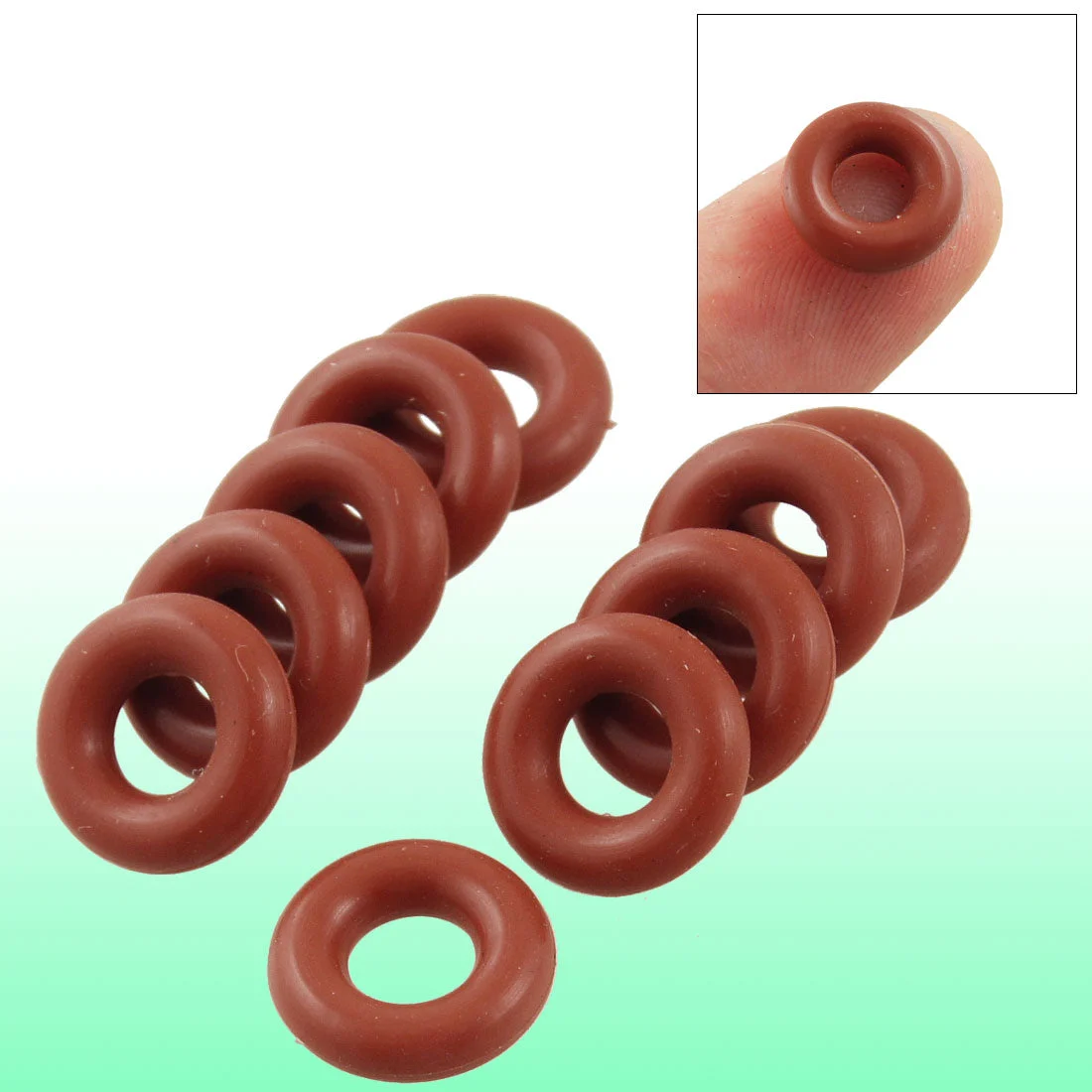 10 Pcs Silicone O Ring Seal Sealing Gasket 5mm x 11mm x 3mm