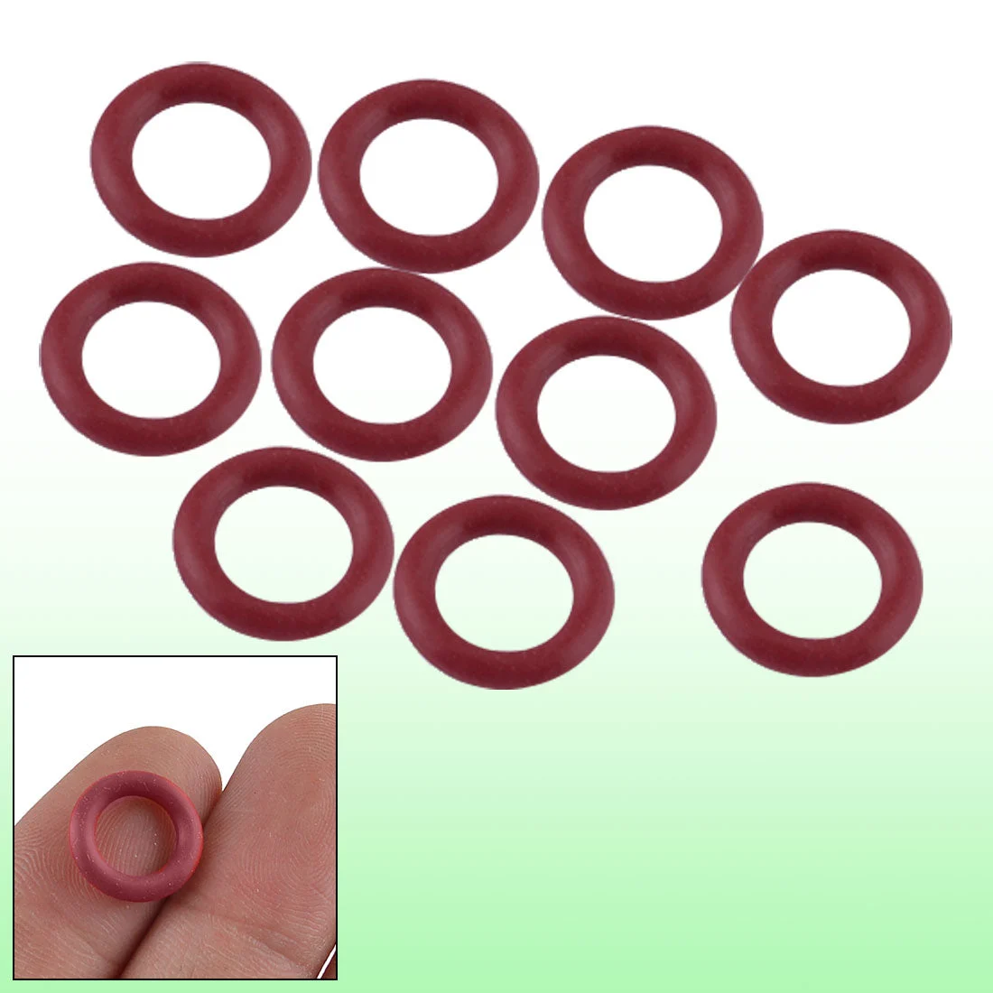 10X Red Rubber 13mm x 2.5mm x 8mm Oil Seal O Rings Gaskets Washers