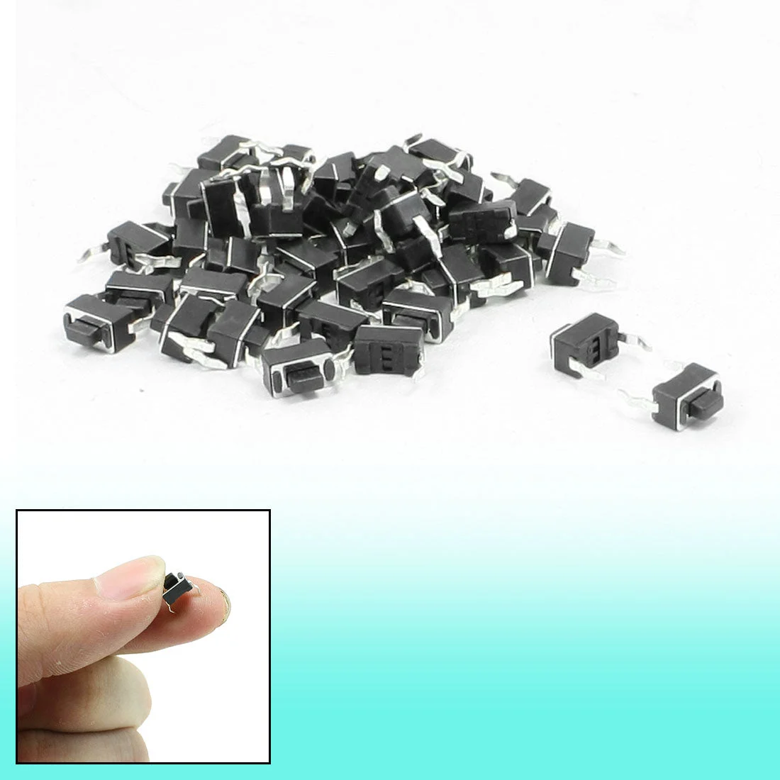 44 Pcs 6x3.5x5mm Momentary DIP Tactile Tact Push Button Switch
