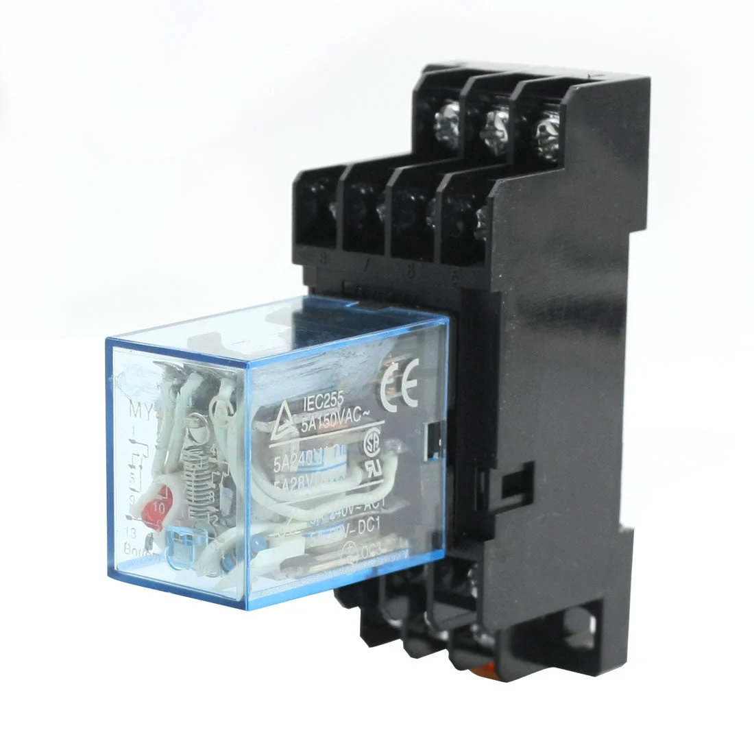 AC 110V/120V Coil 4PDT Motor Control Indicator Electromagnetic Power Relay