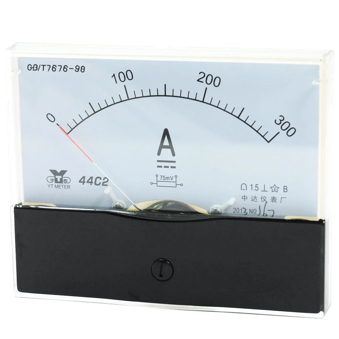 Measurement Tool Panel Mount Analog Ammeter Gauge DC 0 - 300A Measuring Range 44C2