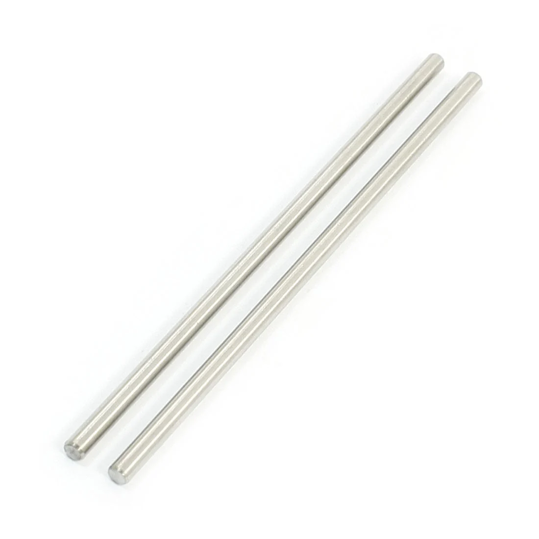 2Pc 3mm Dia DIY Model Stainless Steel Circular Round Rod Bar 3.5" Long