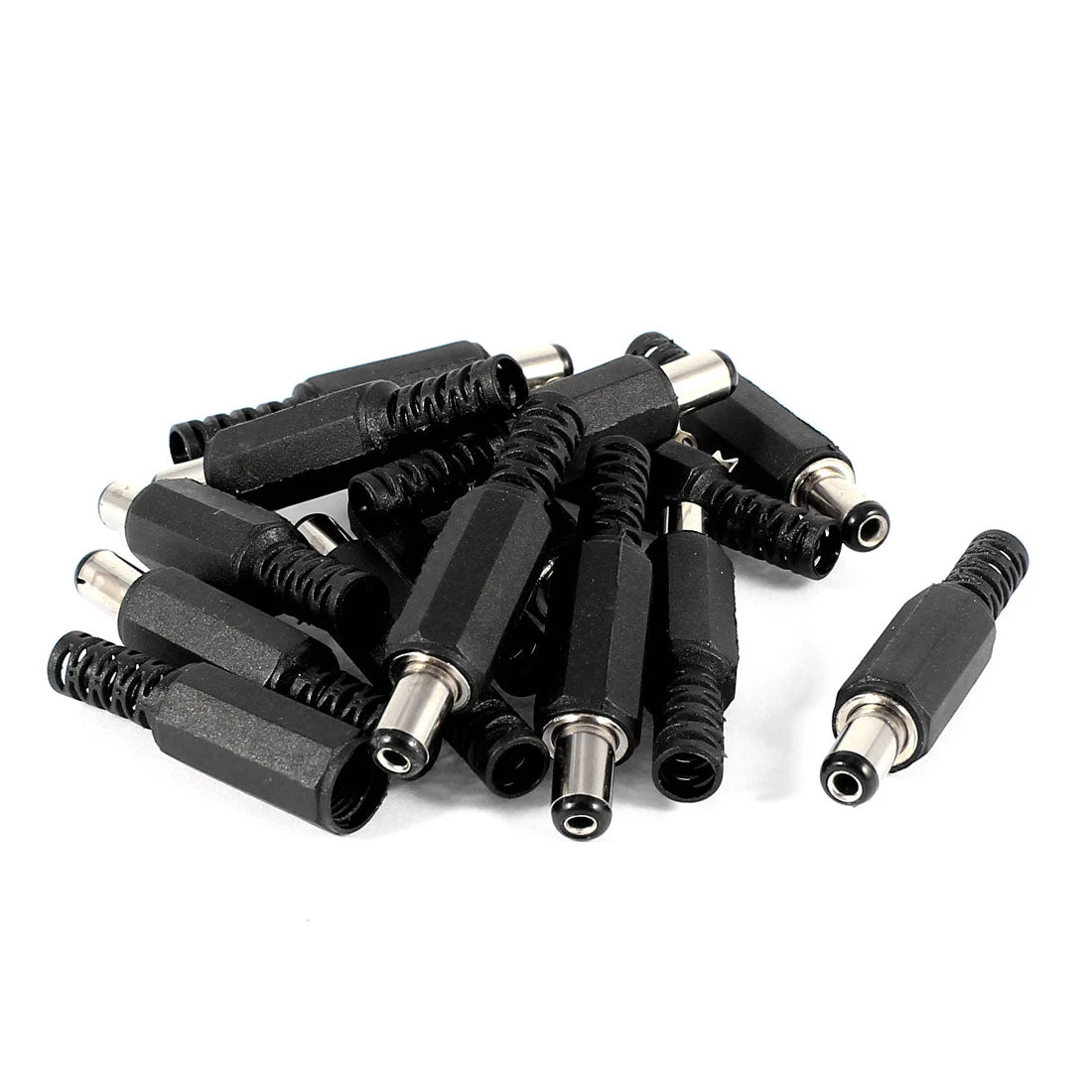 15 pc 5.5mmx2.1mmx9mm Male Solder DC Power Jack for Laptop Adapter Connector