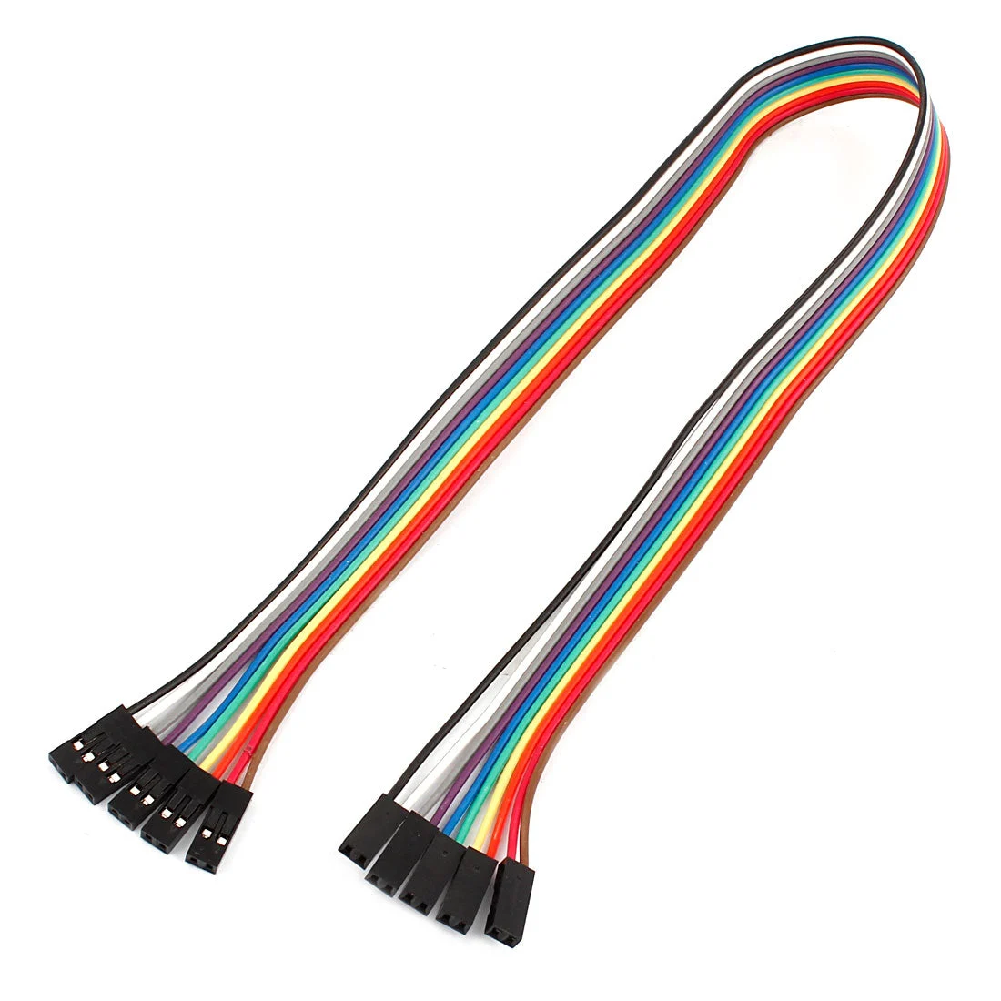 40cm 2.54mm 2 Terminals Female to Female F/F Jumper Wire Cable Connector 5 Pcs