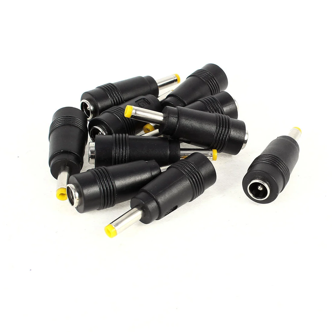 10 Pcs DC Power 4.0mmx1.7mm Male to 5.5x2.1mm Female Jack Adapter Connector