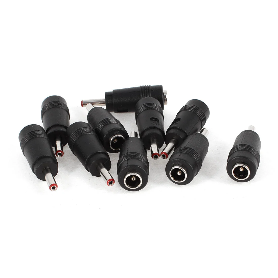 DC Power 3.5x1.35mm Male to 5.5x2.1mm Female Jack Adapter Connectors 10 Pcs