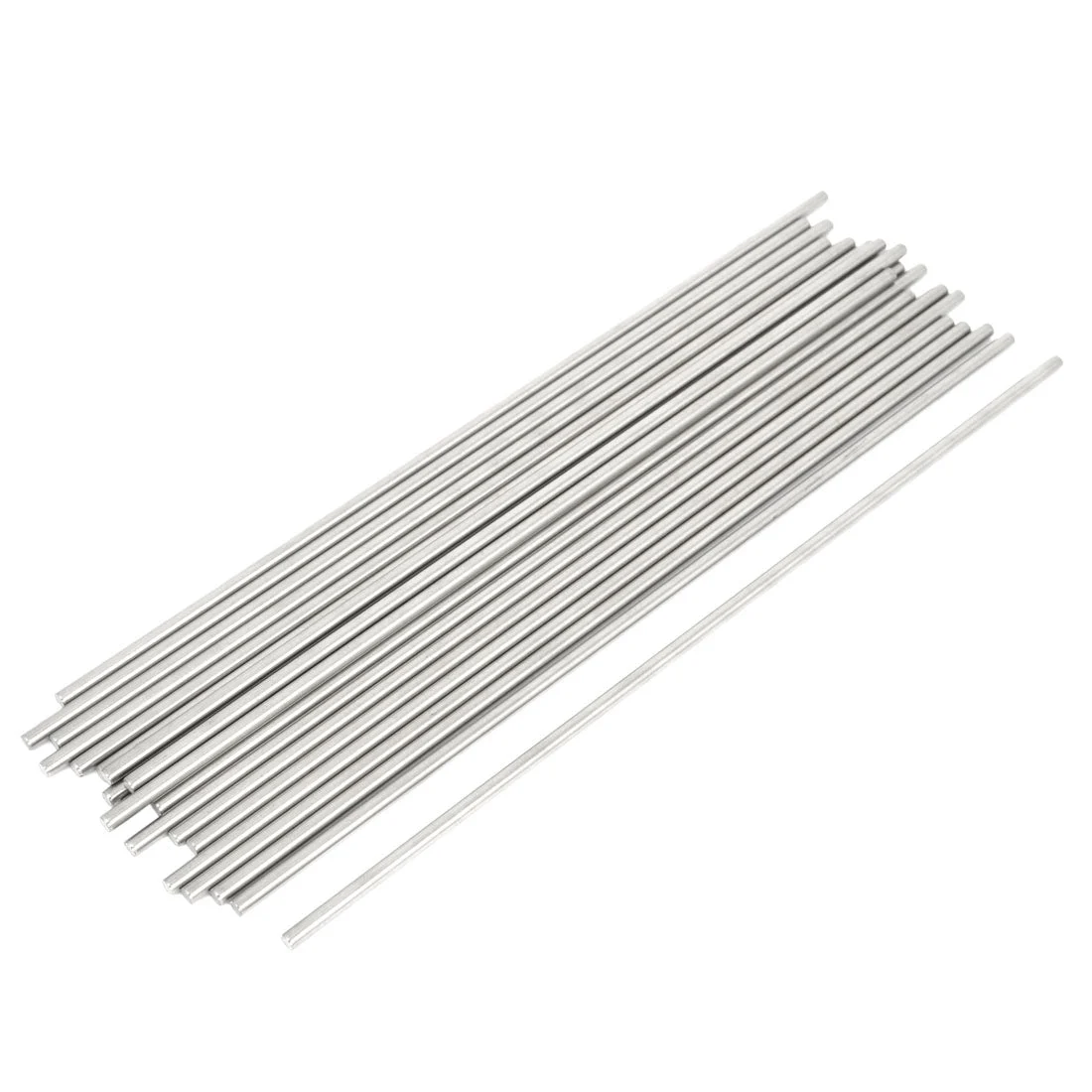 20 Pcs 3mm Dia 18cm Long Stainless Steel RC Helicopter Transmission Round Rods