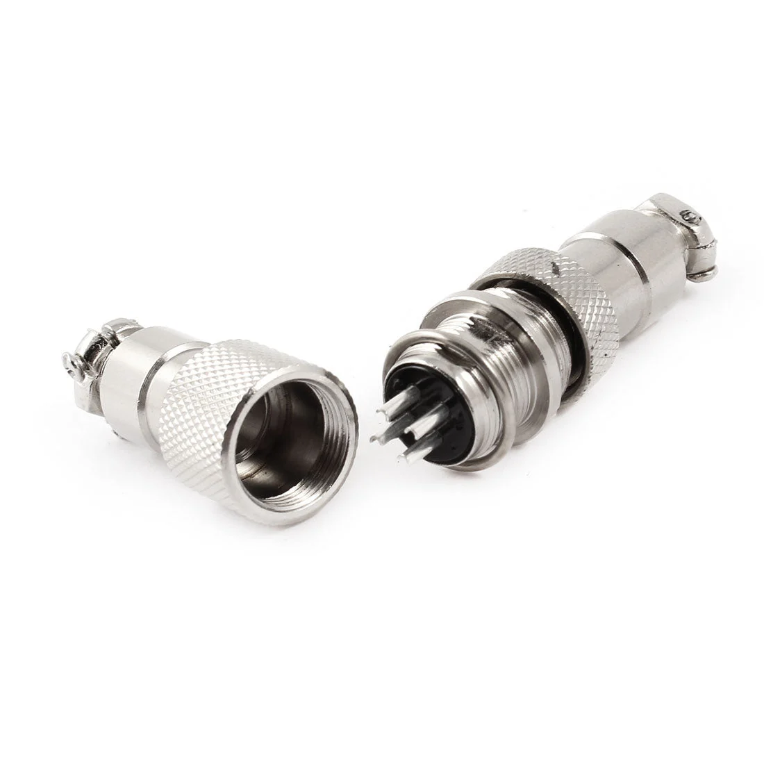 AC 125V 5A 4 Pin Terminal Male Female Cable Screw Connecting Aviation GX12-4