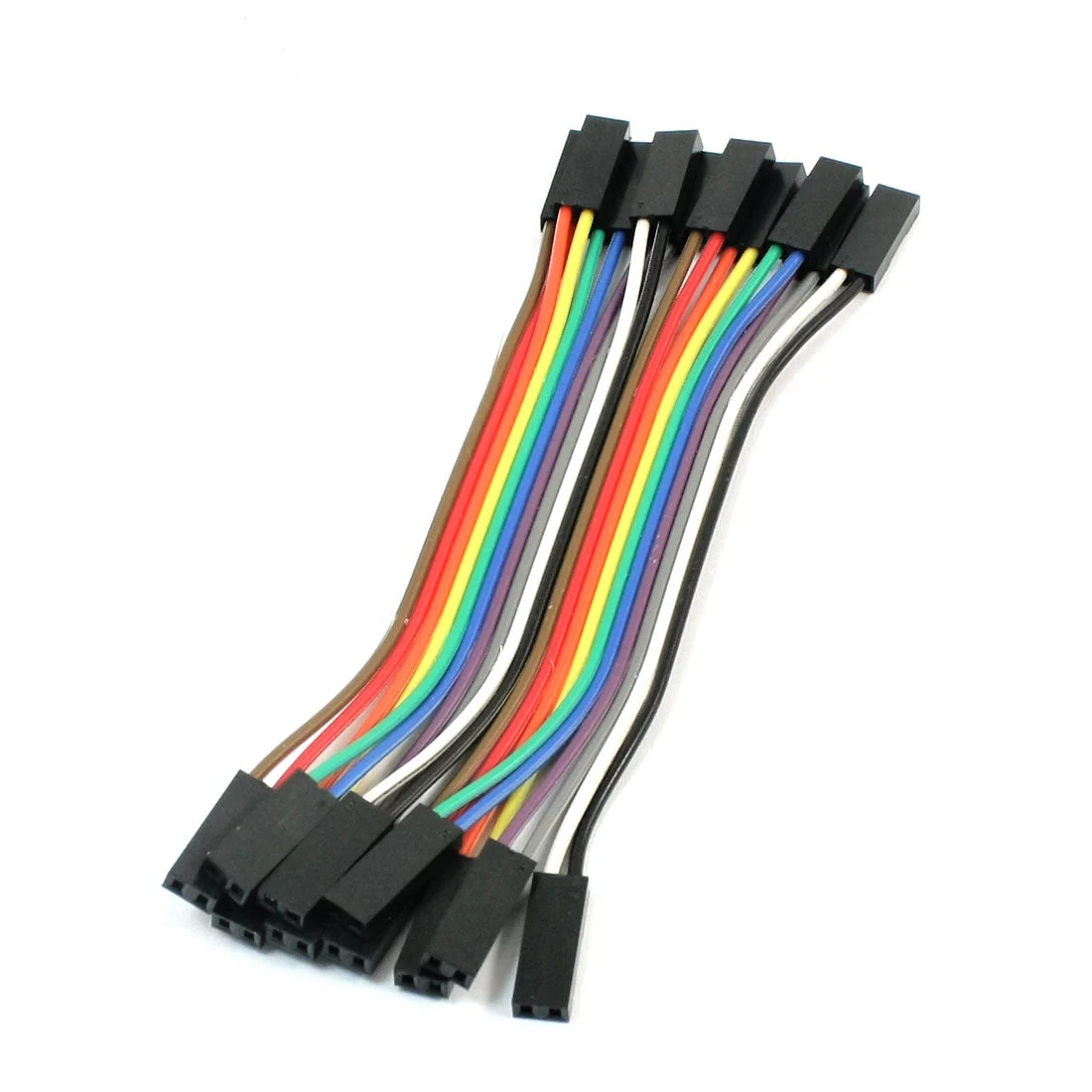 10pcs 10cm 2.54mm 2P-2P Female to Female F/F Connect Jumper Wire Cable Line