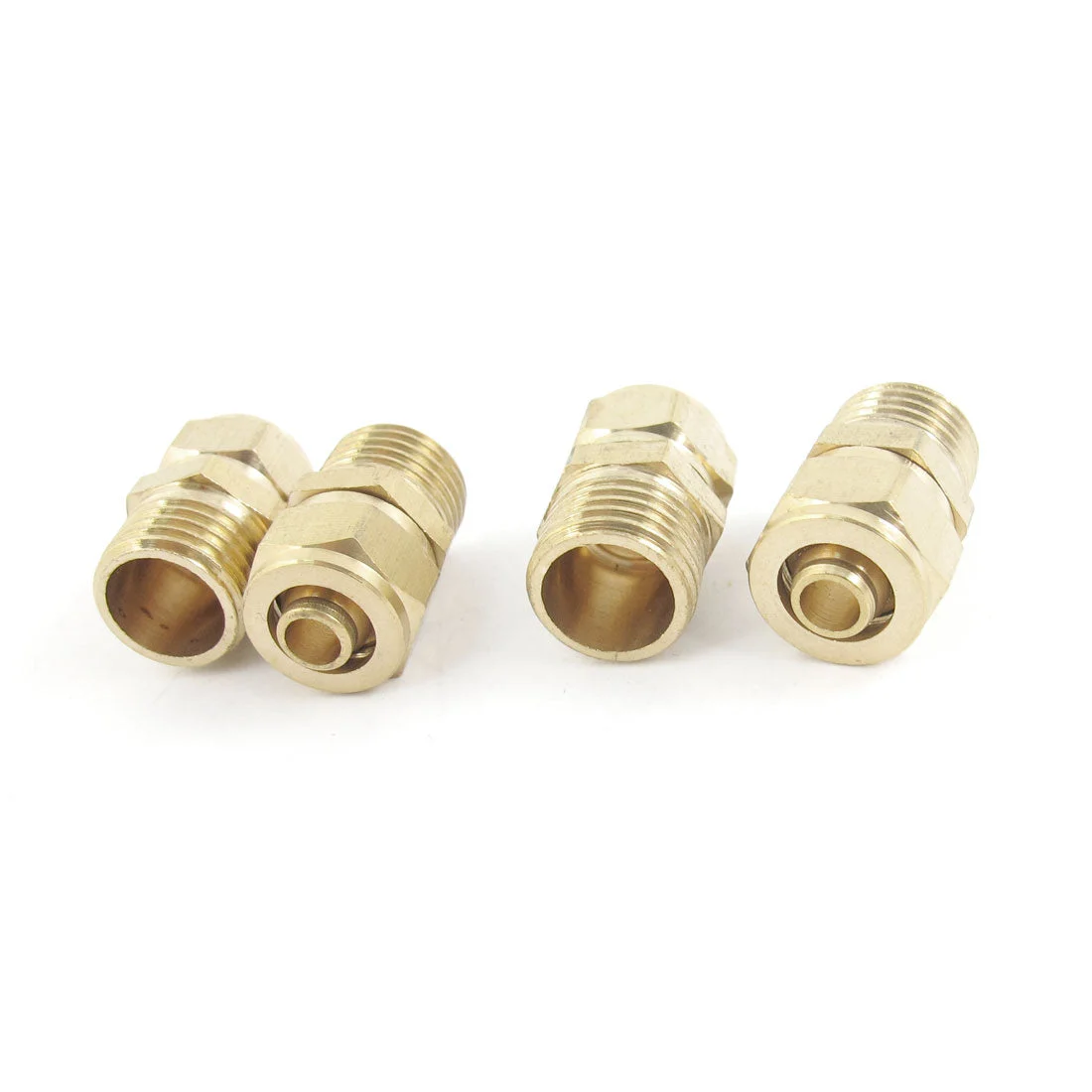 4Pcs 1/4PT Male Thread 8mm x 5mm Tube Air Pneumatic Hose Piping Connector Adapter Joint