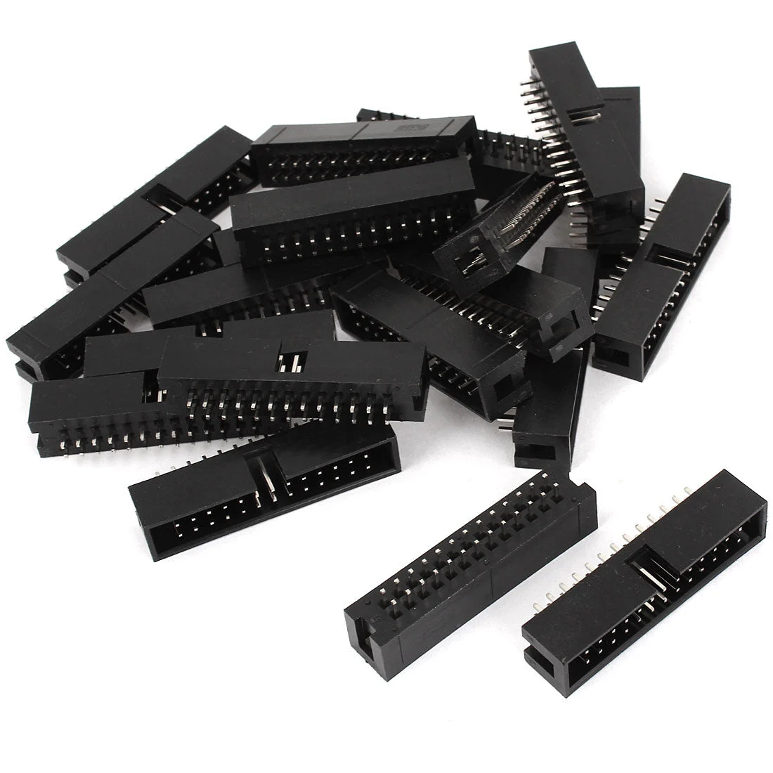Uxcell 20pcs 2.54mm Pitch IDC Box Header DC3-26P 2 Row 26 Pins JTAG Connector