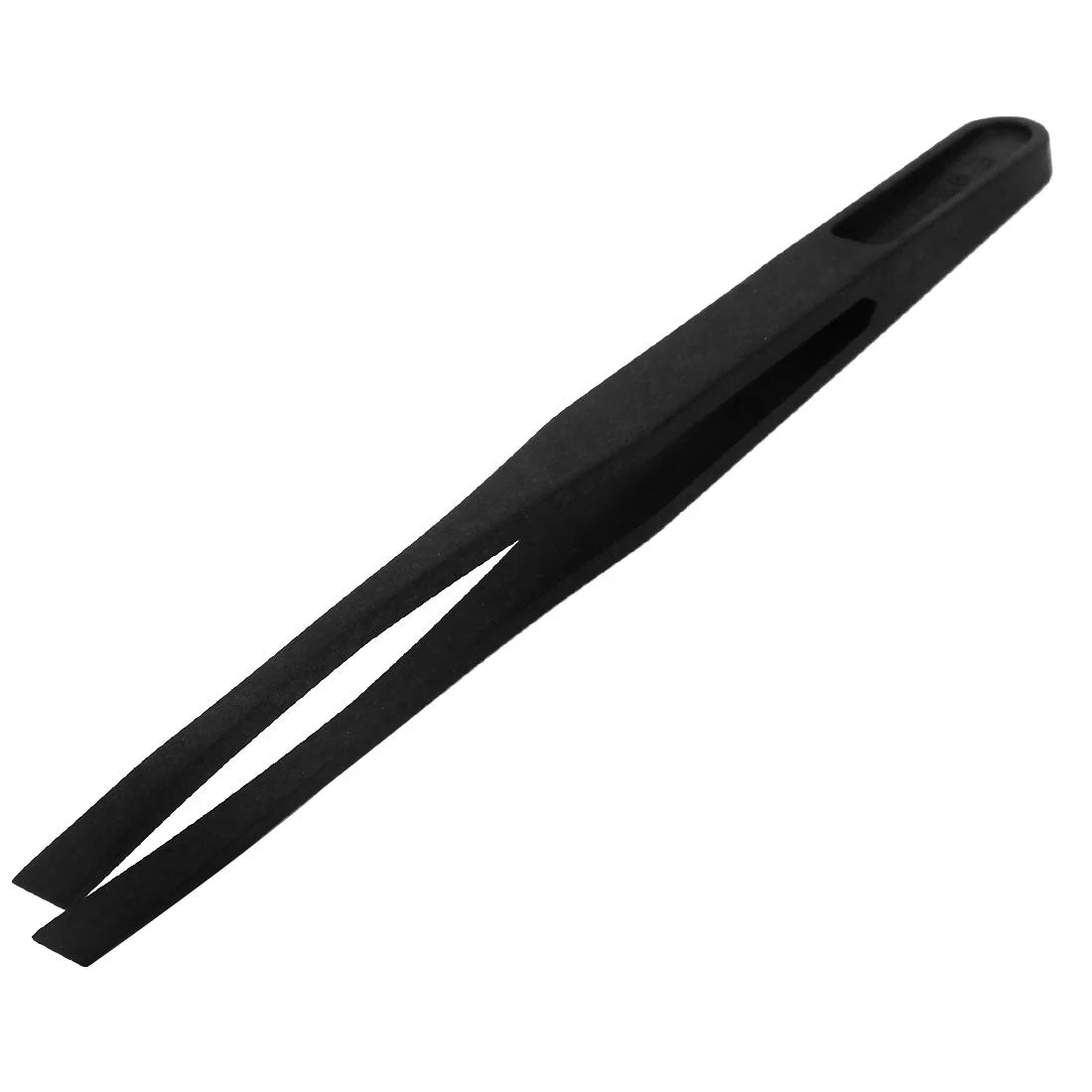 Uxcell 12cm Long Anti Static Plastic 6mm Width Flat Tip Tweezer Nipper