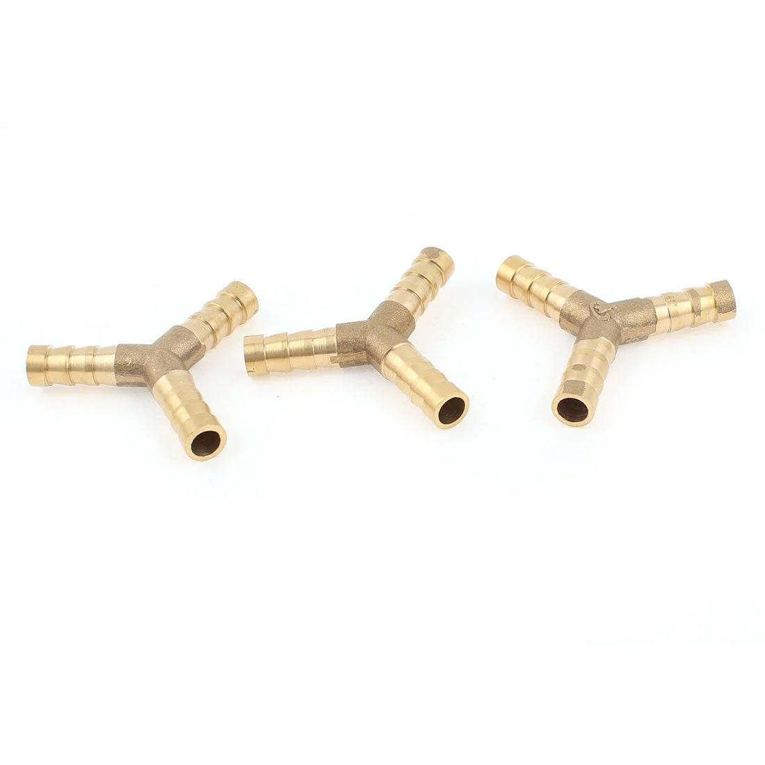 3pcs Y Type Tube Connector Pipe Hose Joiner Fittings Air Fuel Water Petrol