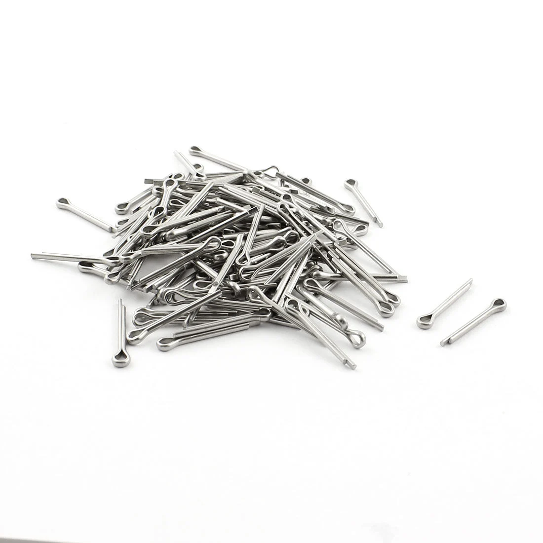 Uxcell 110Pcs 2mm x 16mm x 23mm Stainless Steel Watch Strap Links Pins Extended Cotter Bar Prong