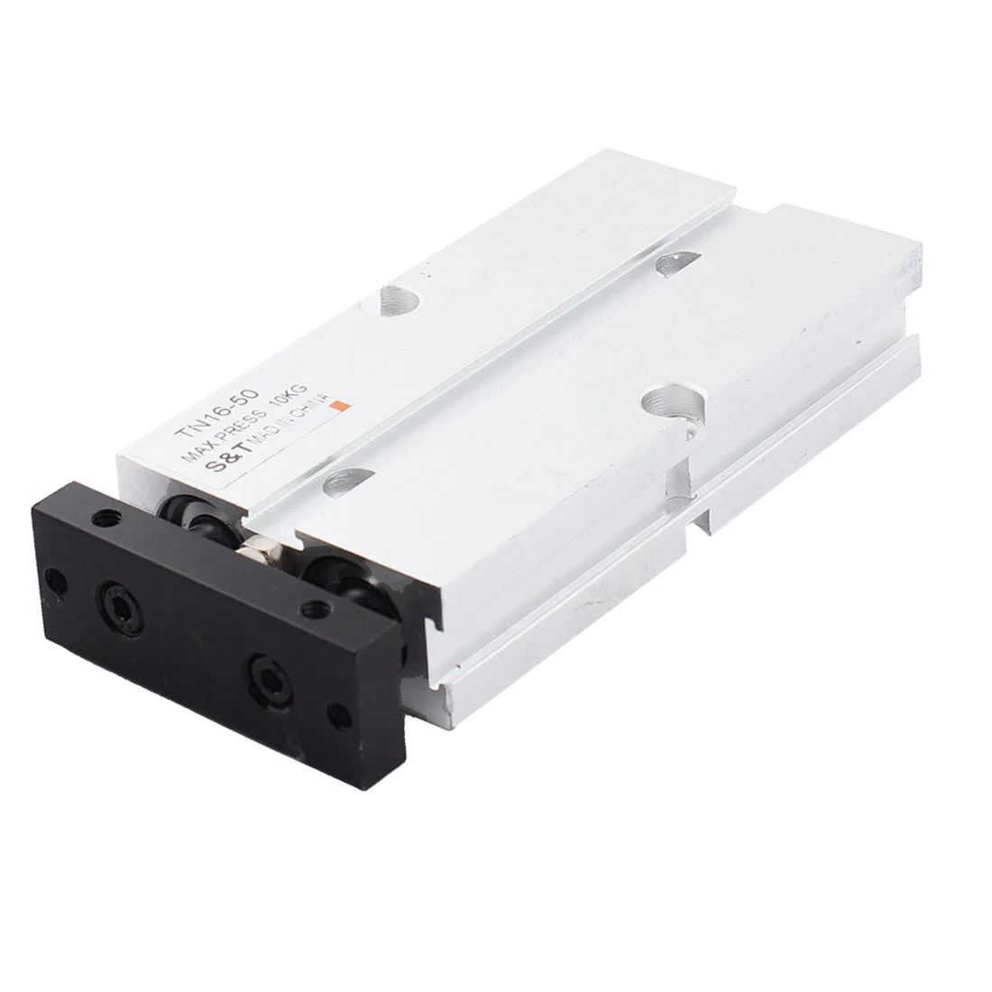 TN16x50 Double Rod Dual Action Aluminum Alloy Pneumatic Air Cylinder 16mm x 50mm 10Kg