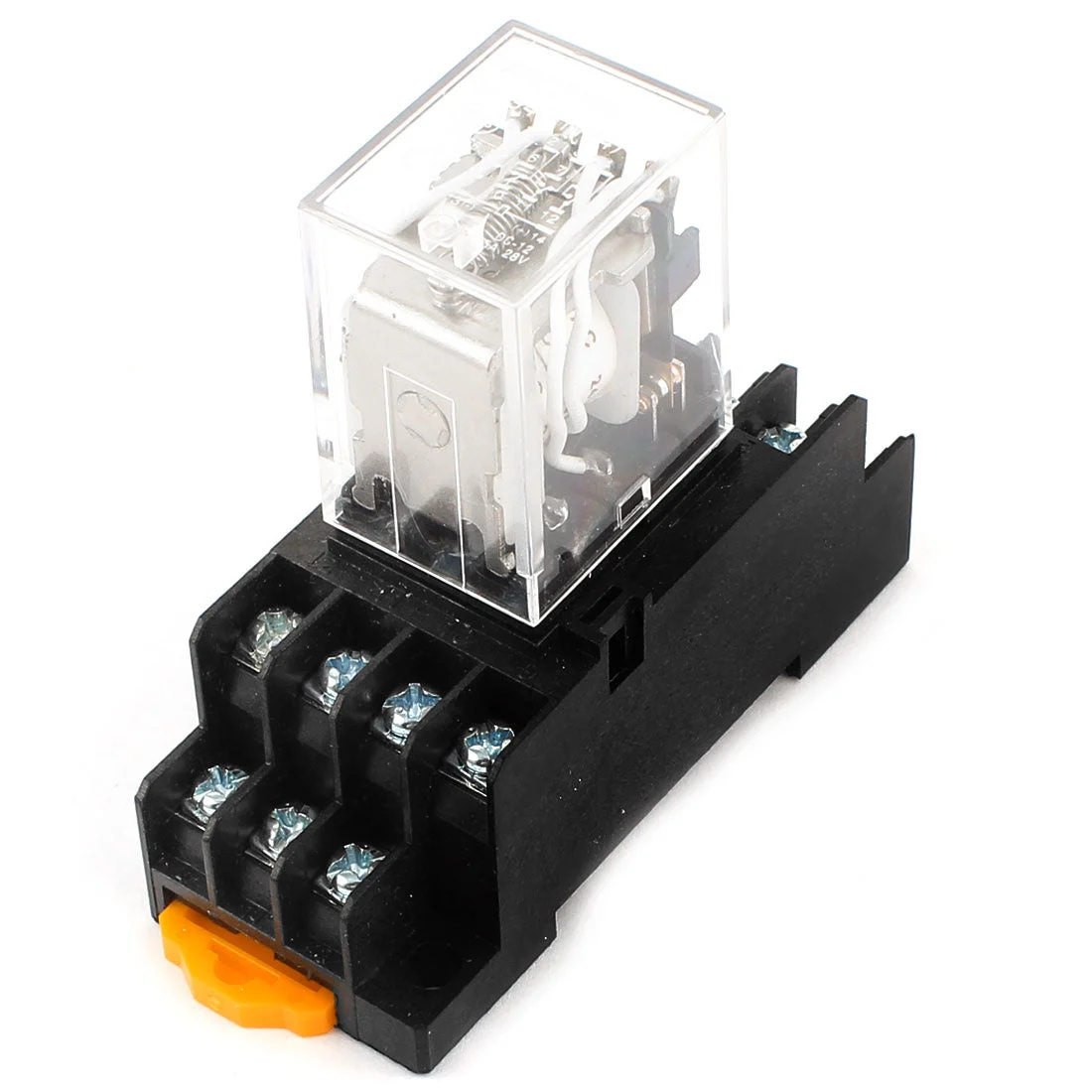 35mm DIN Rail Mount 14 Pin 3PDT 3NO 3NC Coil Power Relay AC24V HH54P