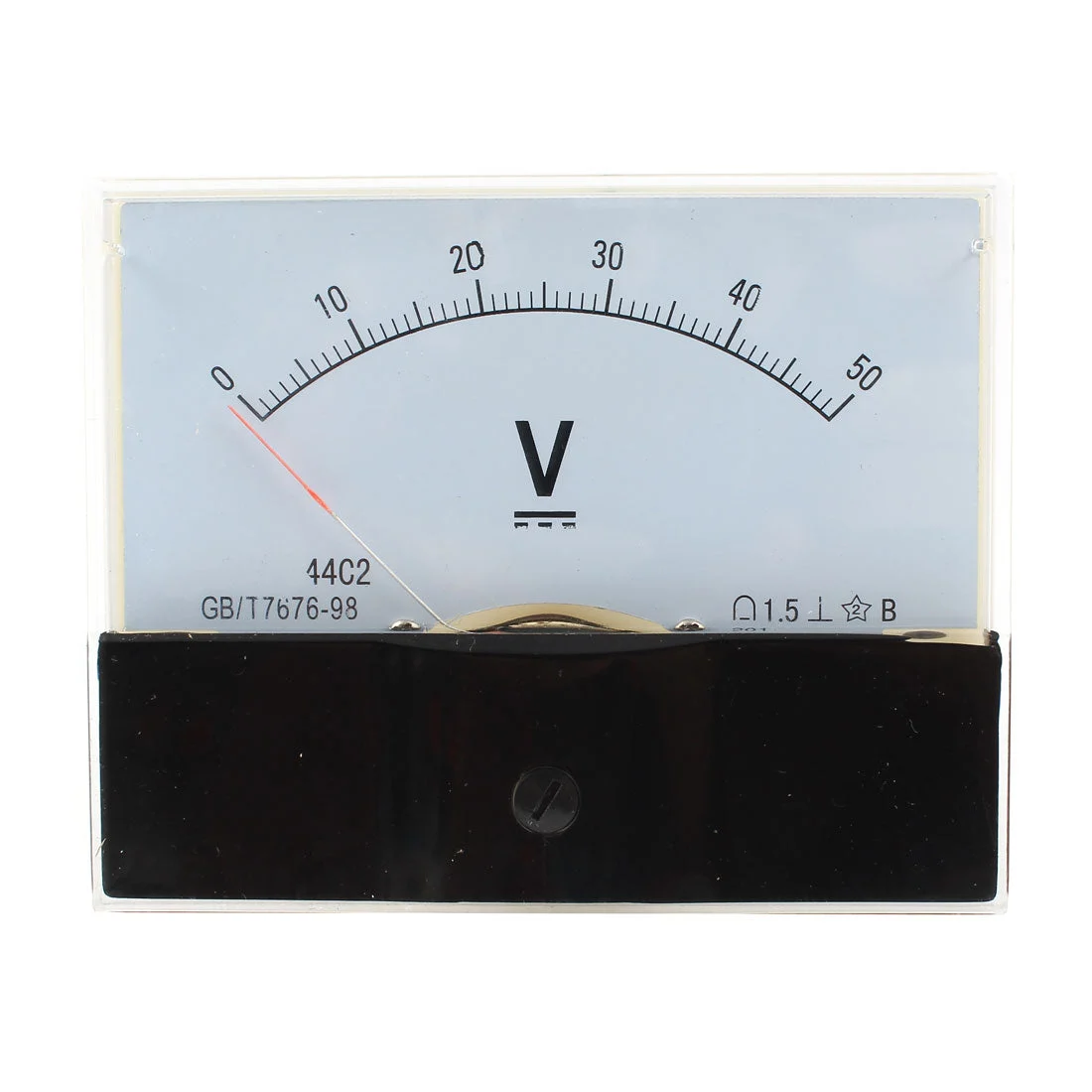 Class 1.5 DC 0-50V Analog Voltage Voltmeter Gauge Panel Volt Meter 44C2