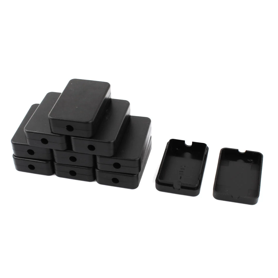 10pcs Black Electronic Project Case Junction Box DIY 55mmx35mmx15mm Construction