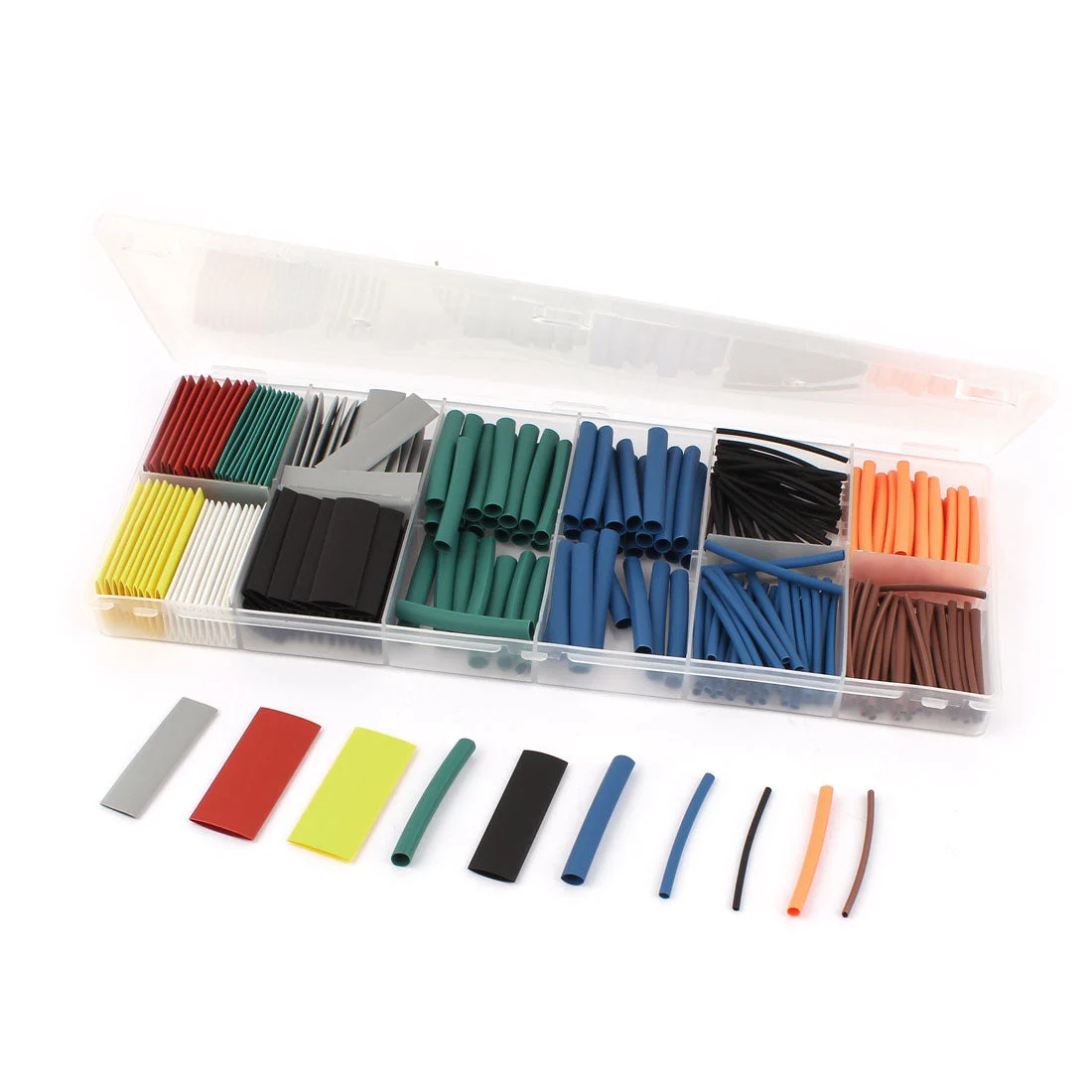 Uxcell 280 Pcs 2:1 Heat Shrink Wire Wrap Assortment Kit Tubing Cable Sleeve Tube 9 Size