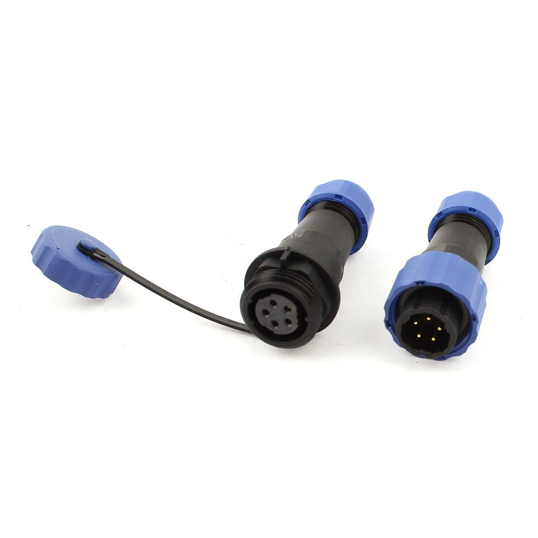 Pair Waterproof Aviation Cable Connector + Socket SD16-5 5 Pin IP68