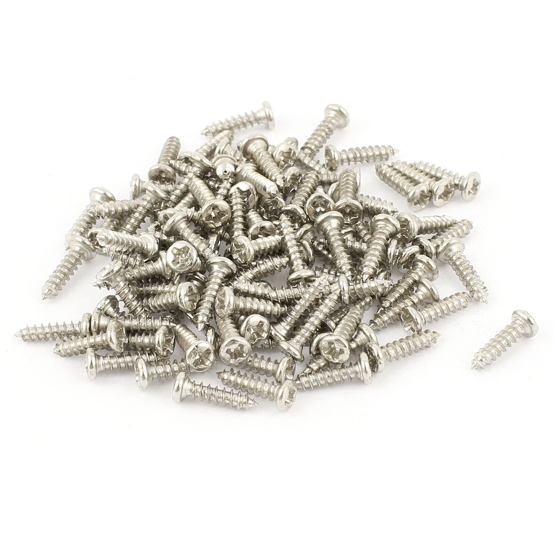 100pcs Magnetic Crosshead Phillips Pan Head Screws Bolt M2 x 8mm