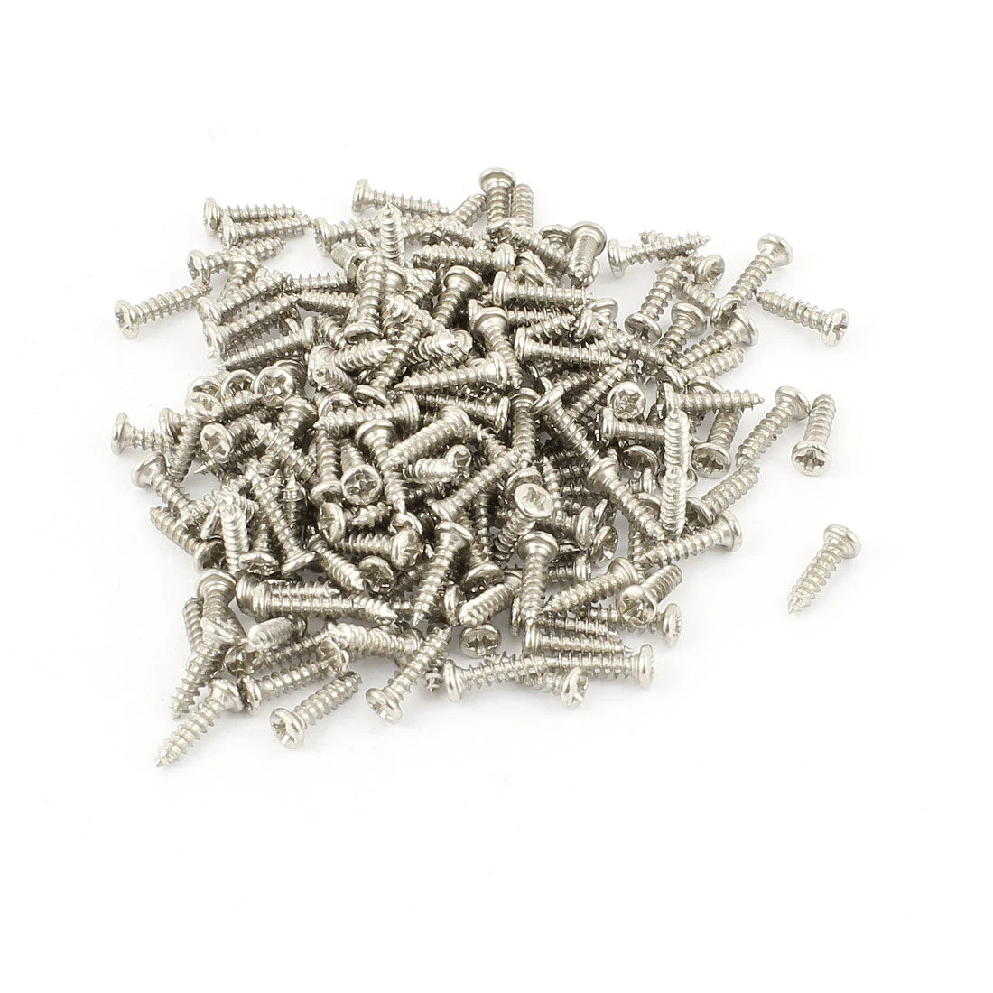 200pcs Magnetic Crosshead Phillips Pan Head Screws Bolt M2 x 8mm