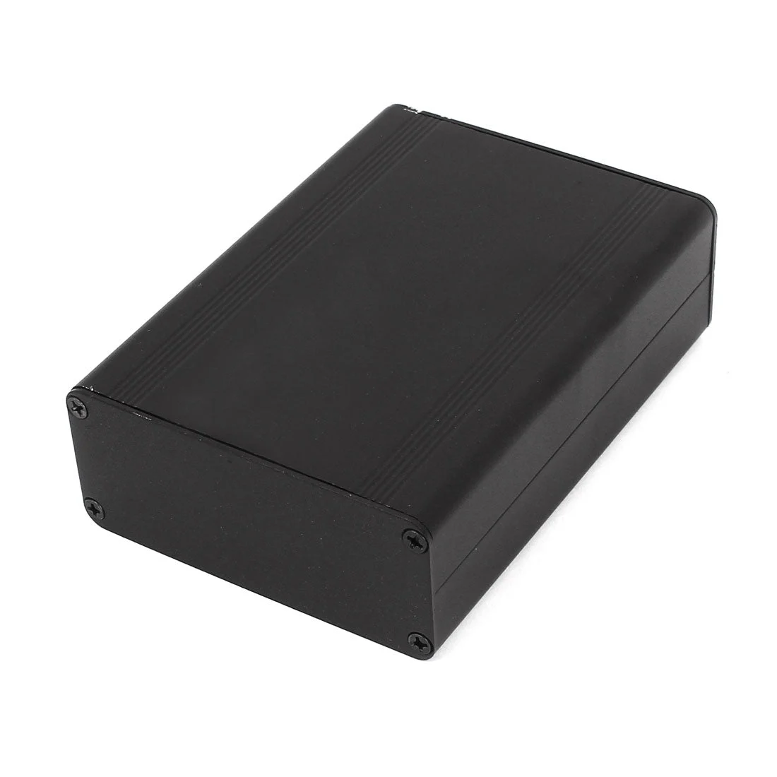 Aluminum Project Box Enclosure Case Electronic Power DIY 120x88x38mm Black