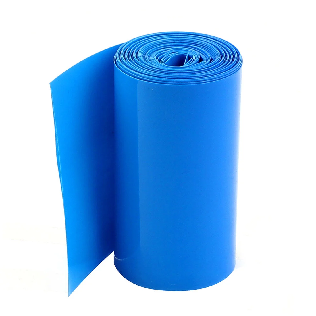 5Meters 85mm Width PVC Heat Shrink Wrap Tube Blue for Battery Pack
