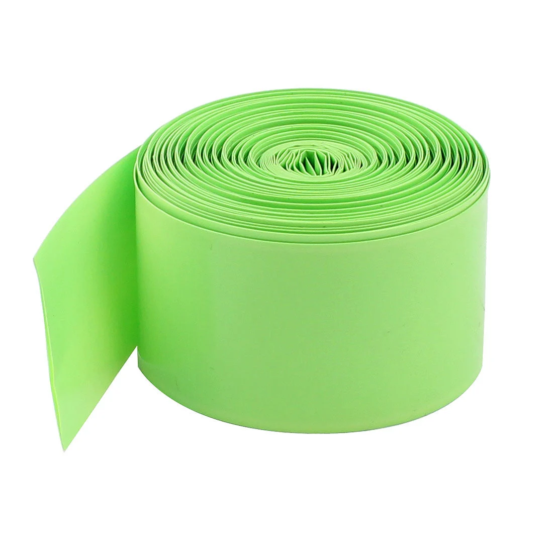 33Ft 10Meter 29.5mm Flat Width Light Green PVC Heat Shrinkable Tubing Heatshrink Wrap Sleeve Cover for 1 x 18650 Battery