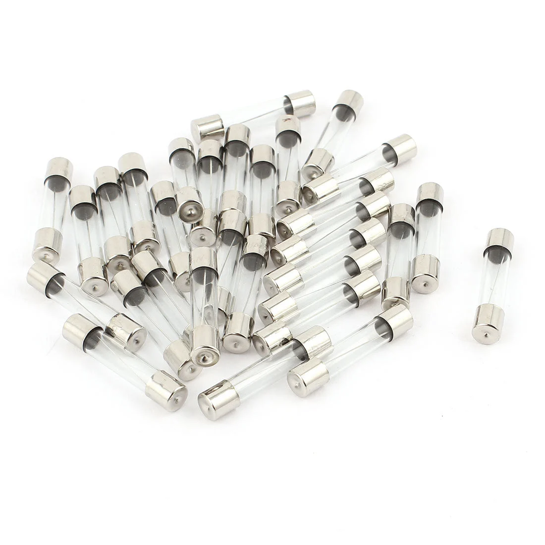 30PCS 6x30mm 8A 250V Quick Blow Fast Acting Low Breaking Capacity Cylindrical Glass Tube Fuse