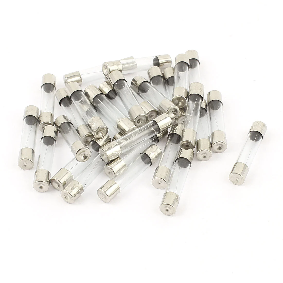 30pcs 6x30mm Quick Blow Fast Acting Cartridge Glass Tube Fuse 1A 250V