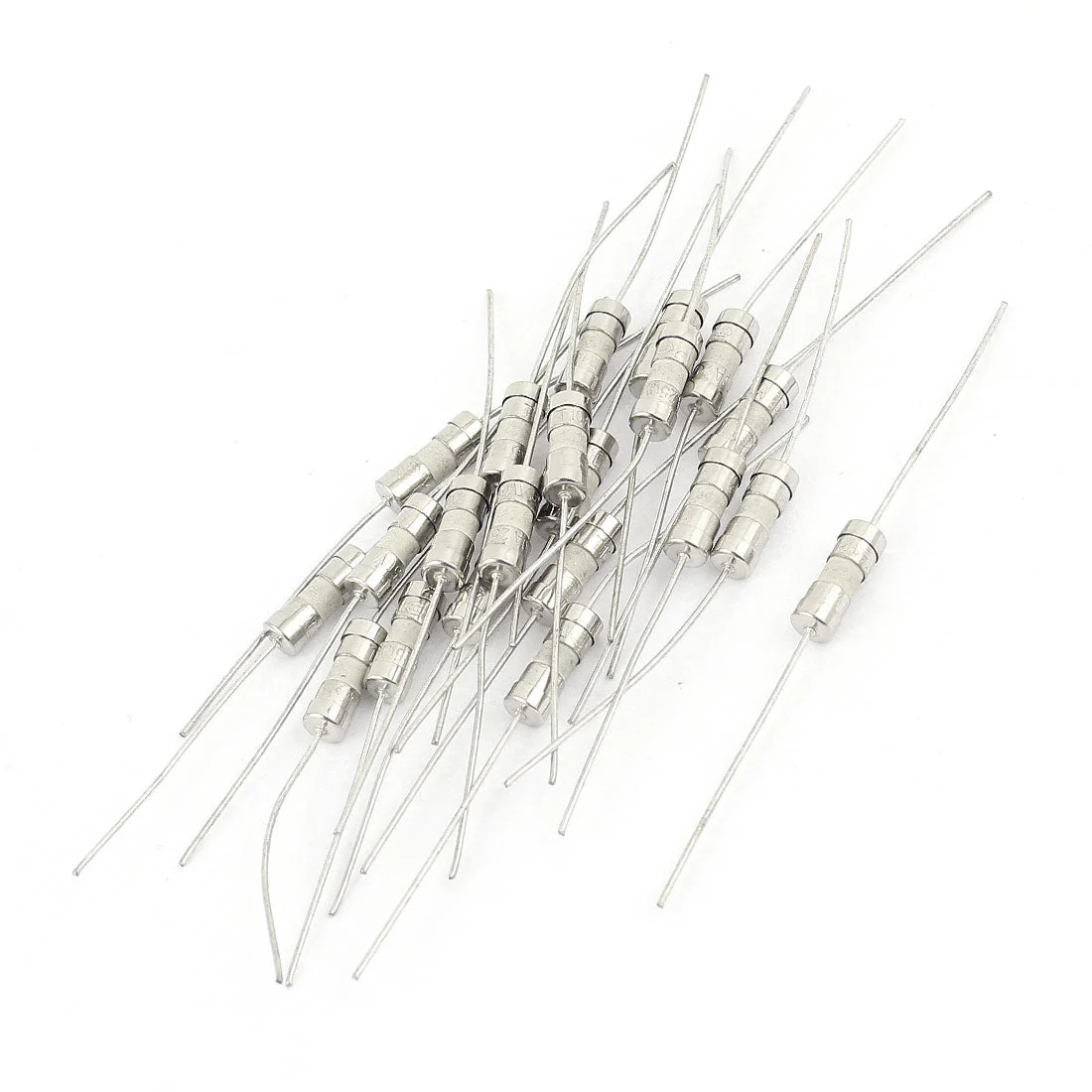 20pcs AC 250V 10A 4x11mm Slow-blow Acting Axial Lead Ceramic Fuse