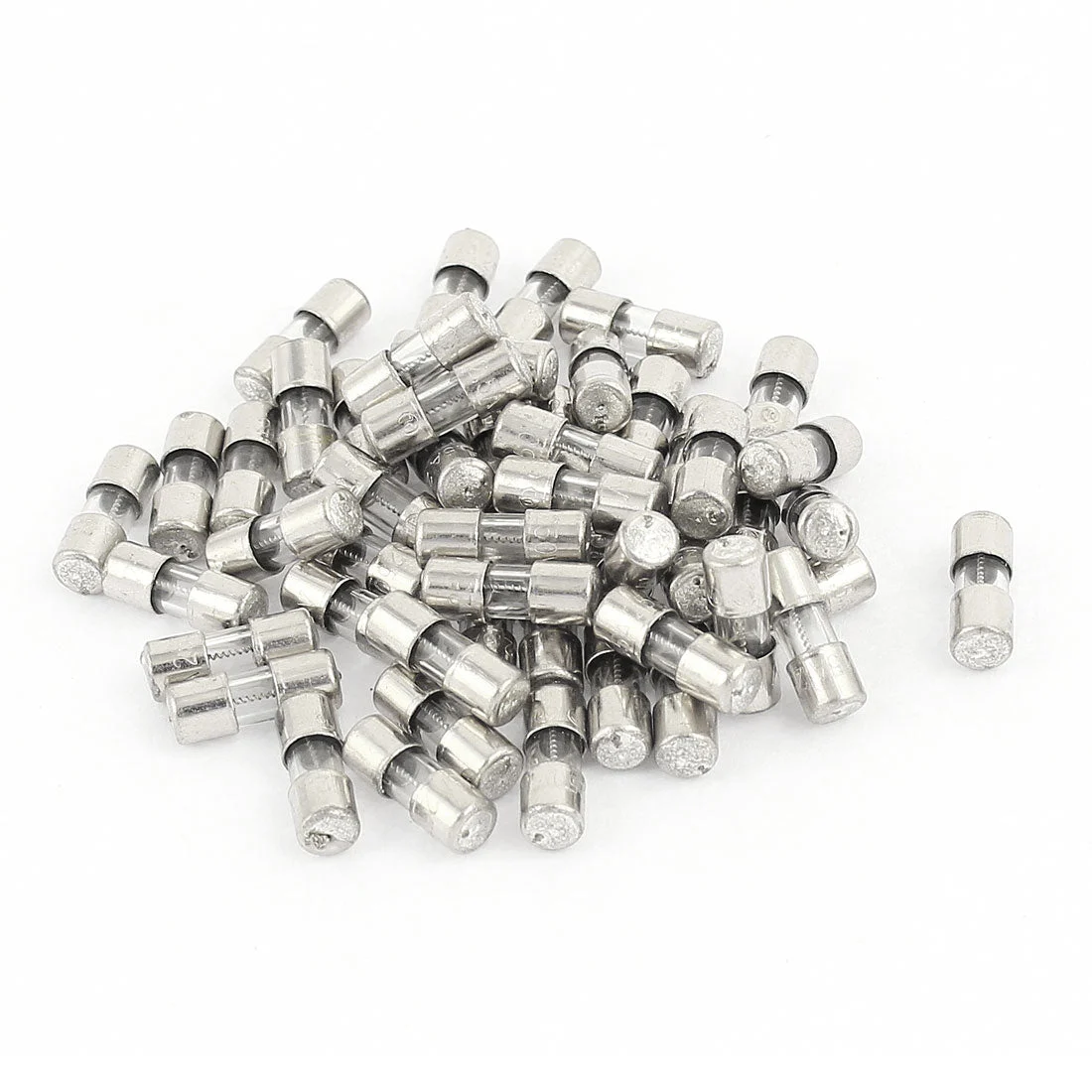 50pcs 10x4mm AC 250V 2.5A Slow Blow Acting Miniature Glass Fuse Tube