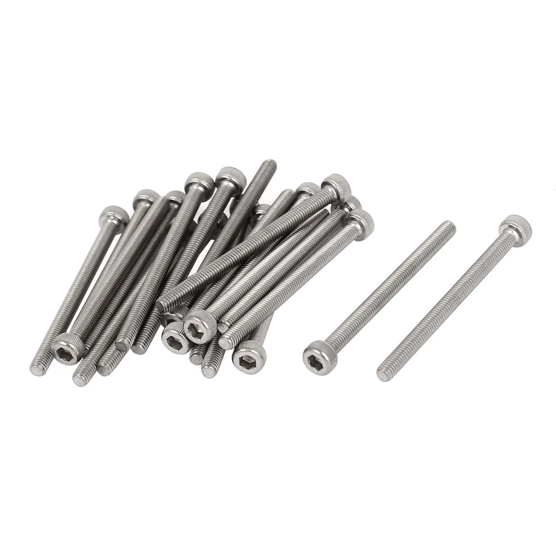 M3x40mm 0.5mm Pitch Stainless Steel Bolts Socket Cap Head Hex Key Screws 20pcs