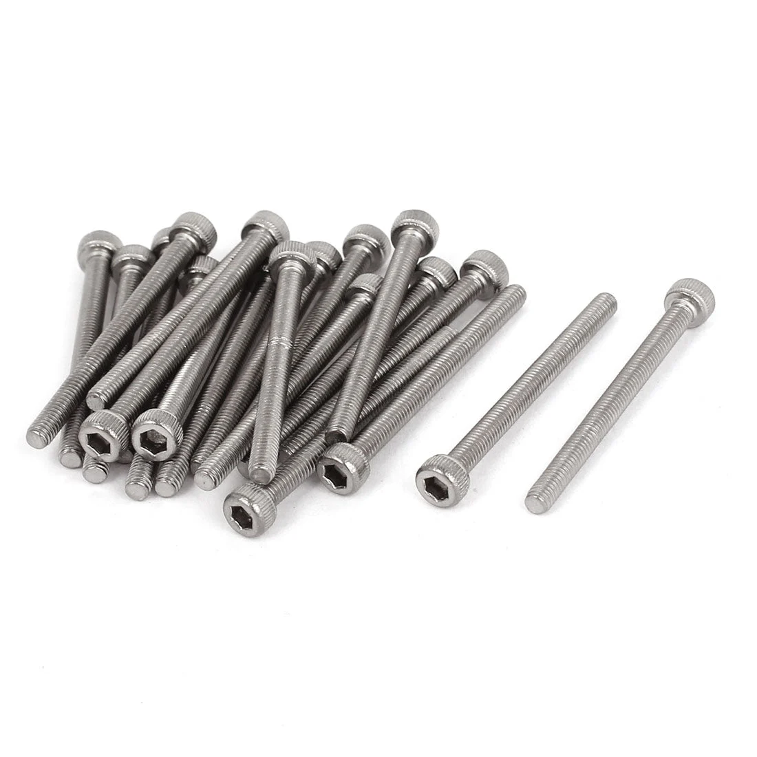 M3x35mm 0.5mm Pitch Stainless Steel Bolts Socket Cap Head Hex Key Screws 20pcs