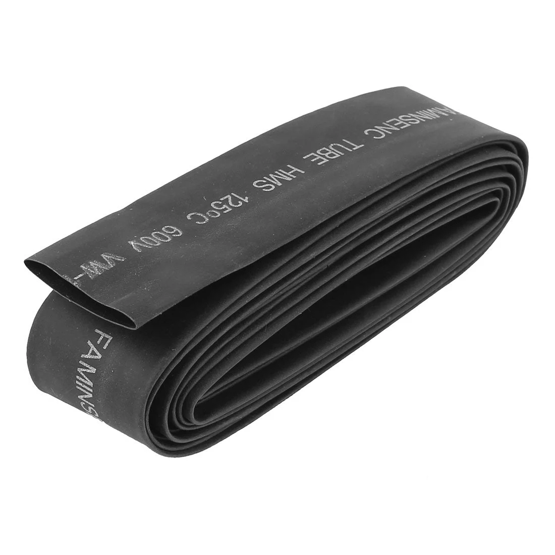 Uxcell Polyolefin 20mm Diameter Heat Shrinkable Tube Shrink Tubing 8.2Ft Length Black